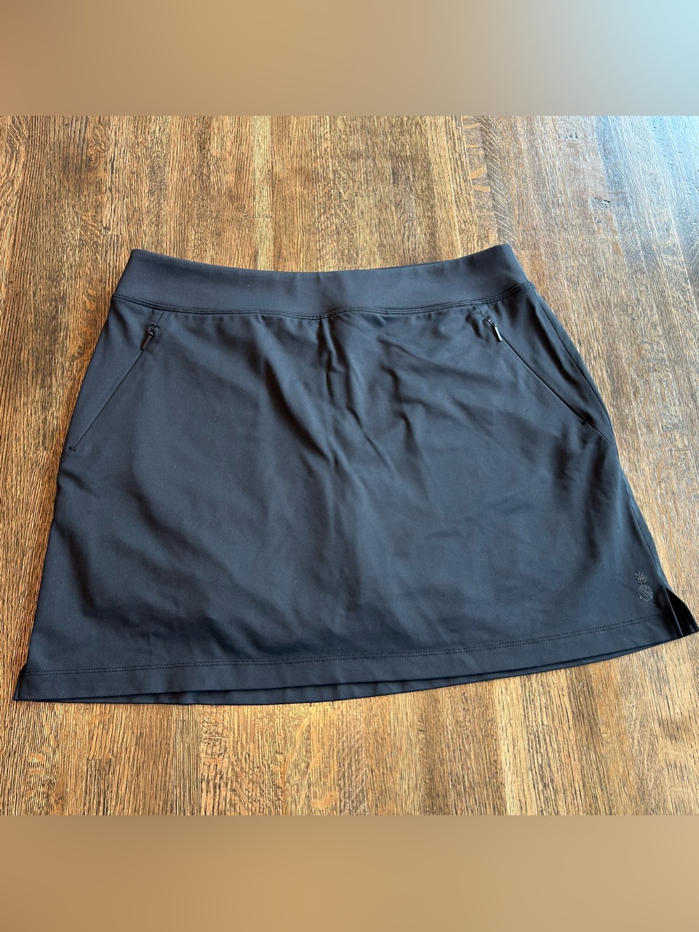 Tommy Bahama Island Zone Black Skort Sporty Tennis Golf Resort size M